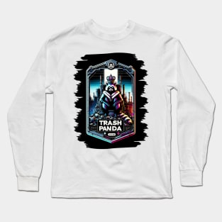 Regal Raccoon: Monarch of the Metropolis Long Sleeve T-Shirt